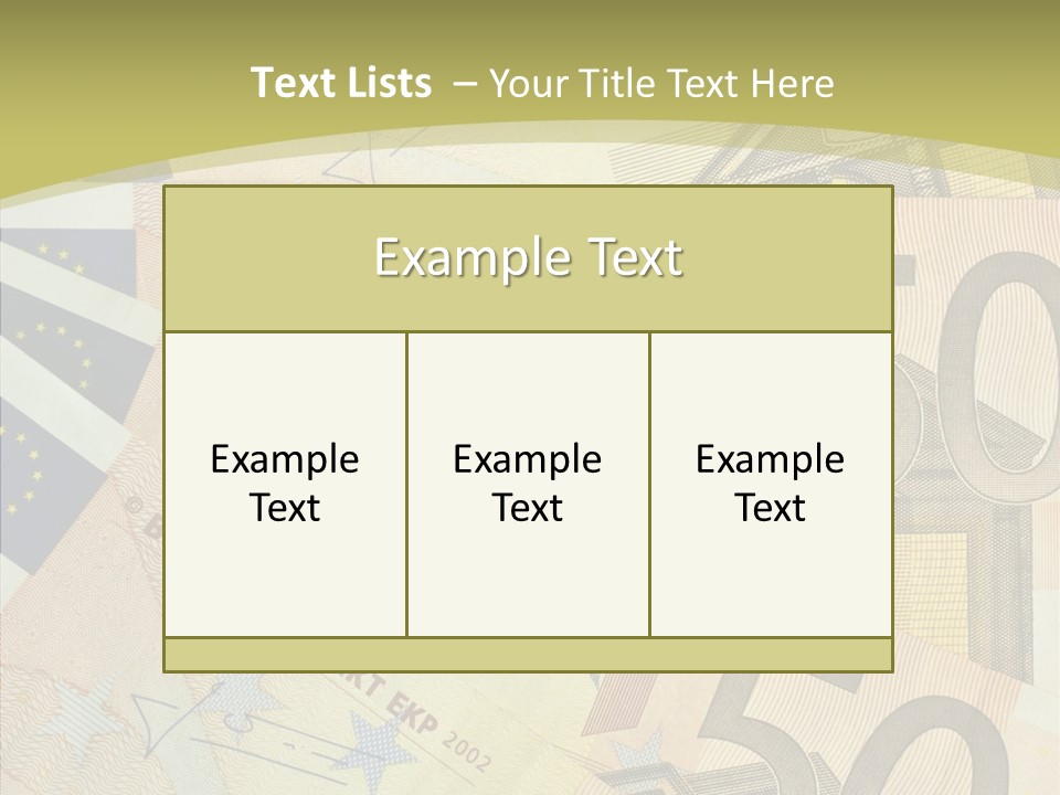 Europe Savings Financial PowerPoint Template
