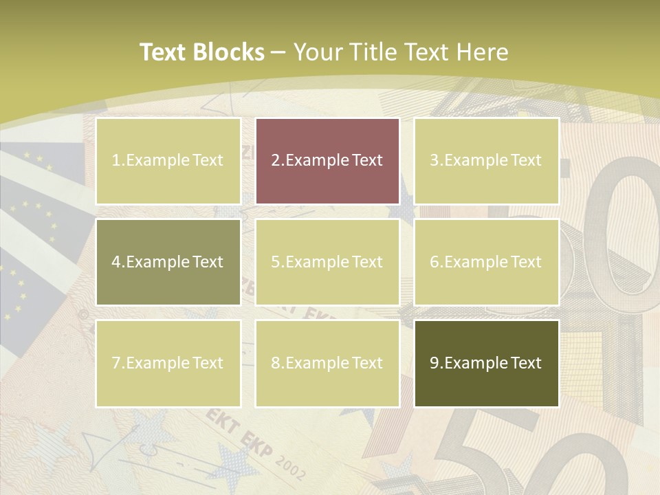 Europe Savings Financial PowerPoint Template