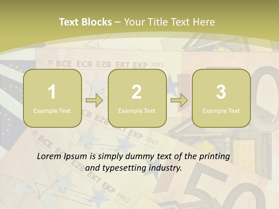 Europe Savings Financial PowerPoint Template