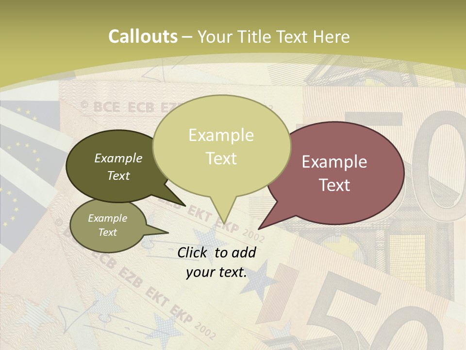 Europe Savings Financial PowerPoint Template