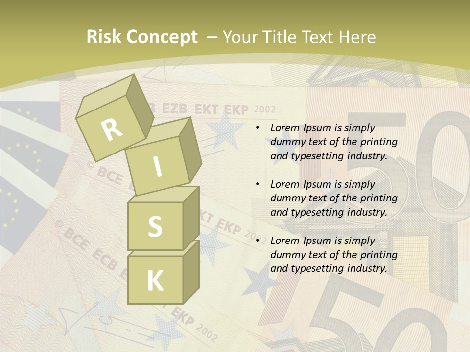 Europe Savings Financial PowerPoint Template