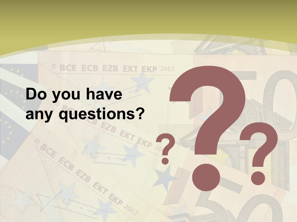 Europe Savings Financial PowerPoint Template