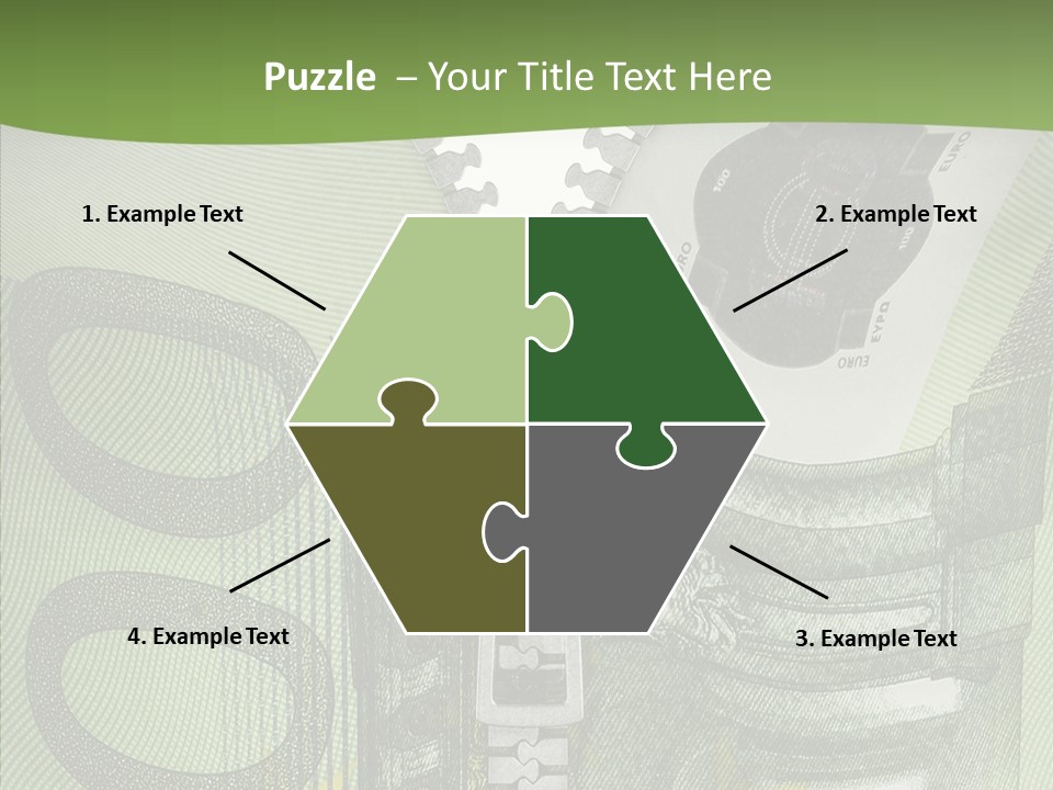 Economics Euro Bill Cash PowerPoint Template