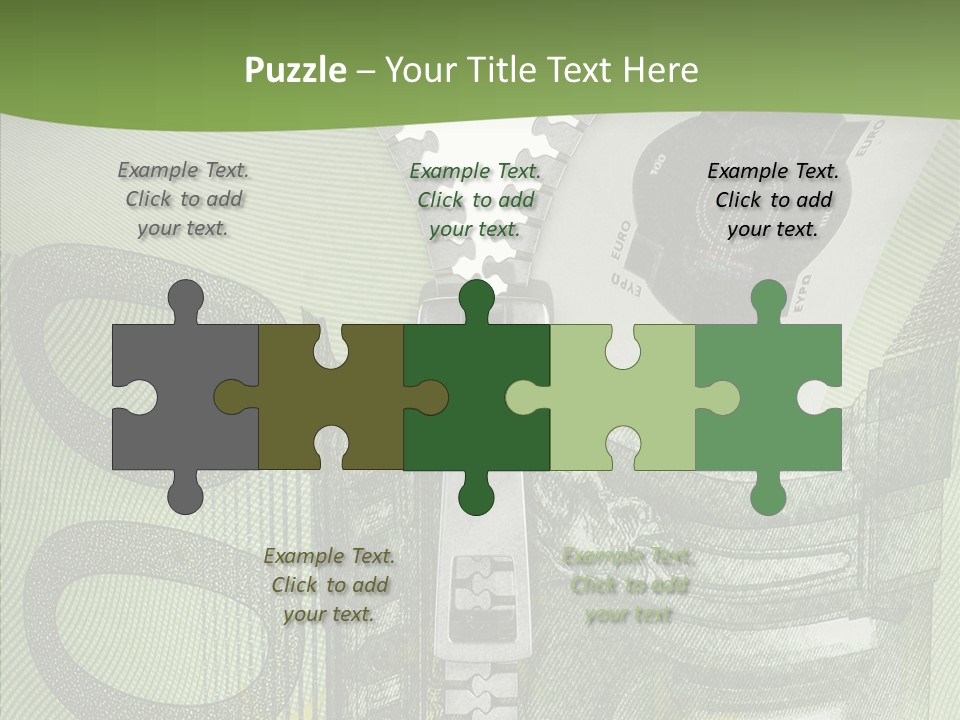 Economics Euro Bill Cash PowerPoint Template