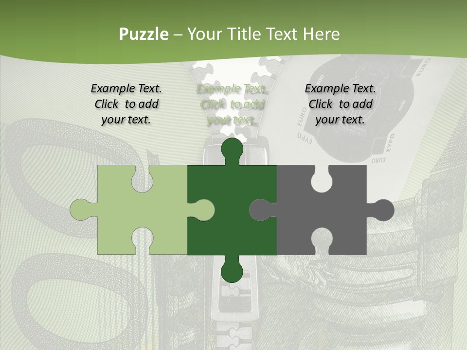 Economics Euro Bill Cash PowerPoint Template