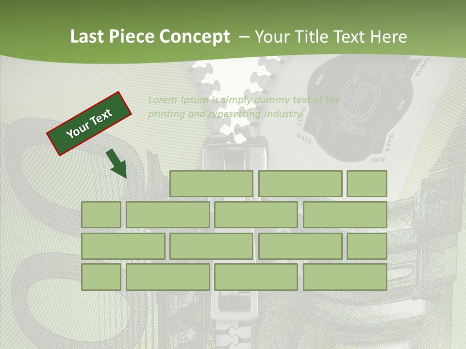 Economics Euro Bill Cash PowerPoint Template