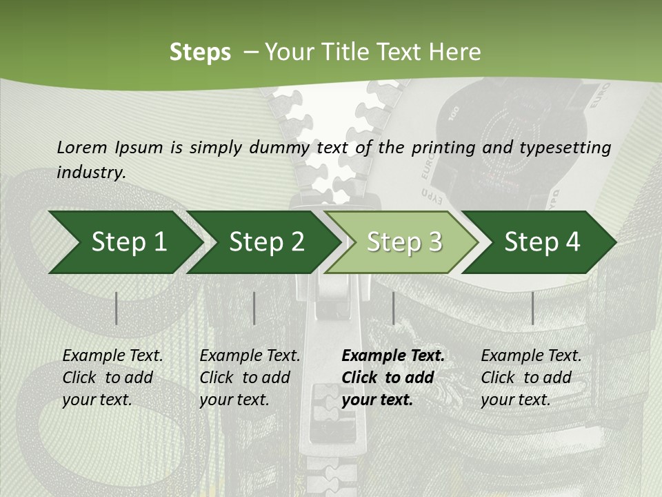 Economics Euro Bill Cash PowerPoint Template