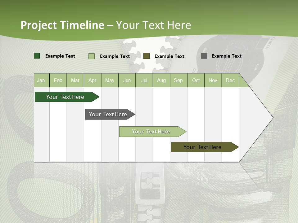 Economics Euro Bill Cash PowerPoint Template