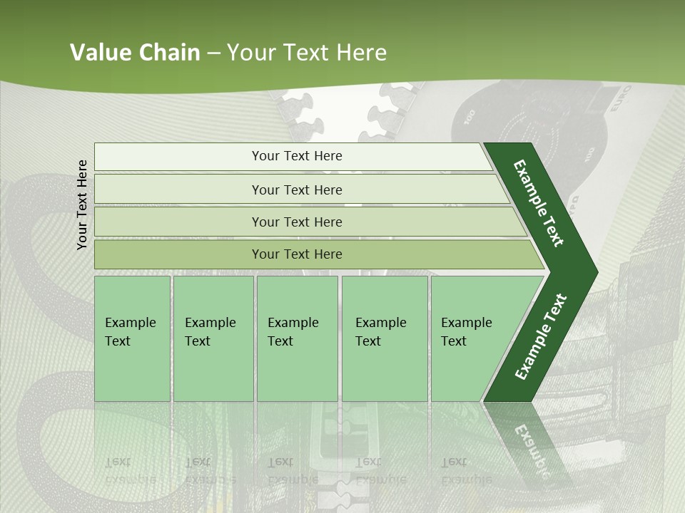 Economics Euro Bill Cash PowerPoint Template