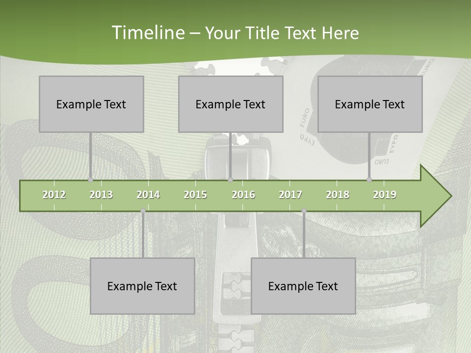 Economics Euro Bill Cash PowerPoint Template
