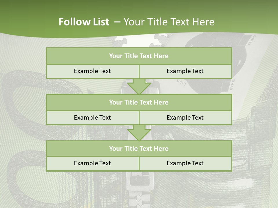 Economics Euro Bill Cash PowerPoint Template