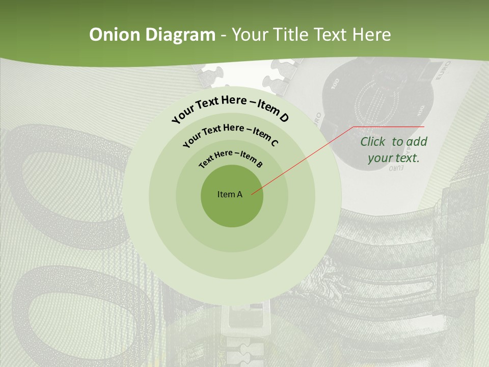 Economics Euro Bill Cash PowerPoint Template