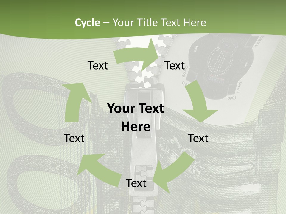 Economics Euro Bill Cash PowerPoint Template