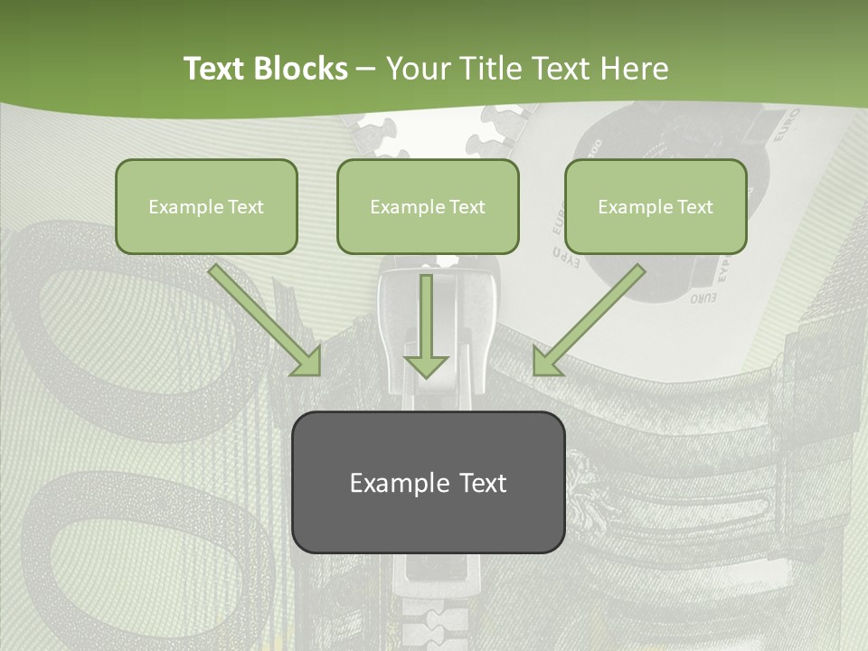 Economics Euro Bill Cash PowerPoint Template