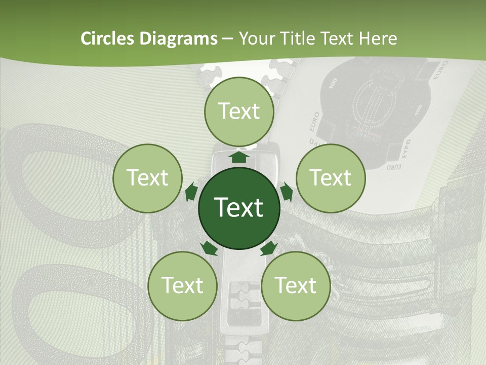 Economics Euro Bill Cash PowerPoint Template