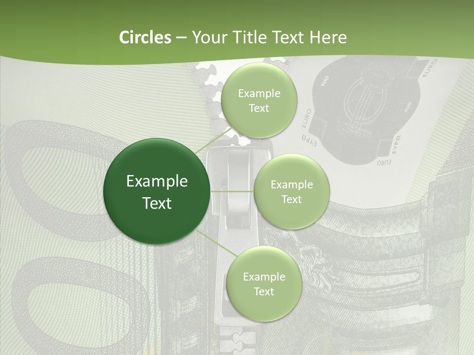 Economics Euro Bill Cash PowerPoint Template