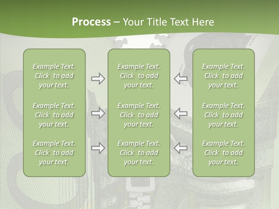 Economics Euro Bill Cash PowerPoint Template