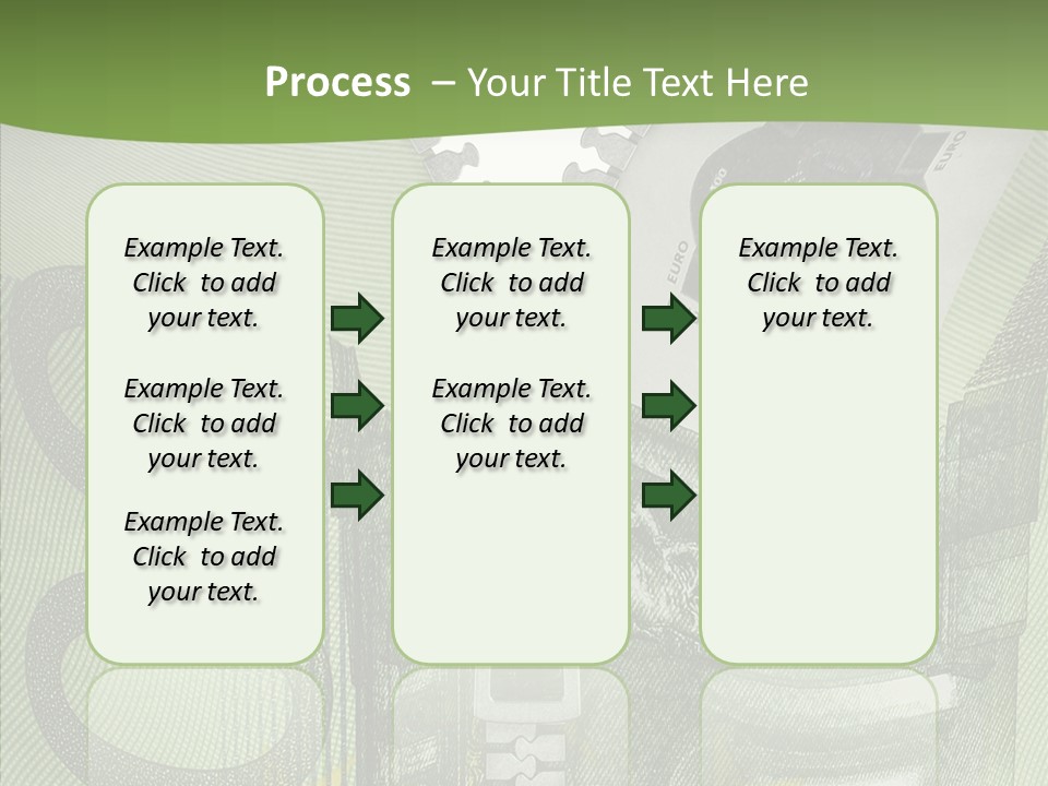 Economics Euro Bill Cash PowerPoint Template