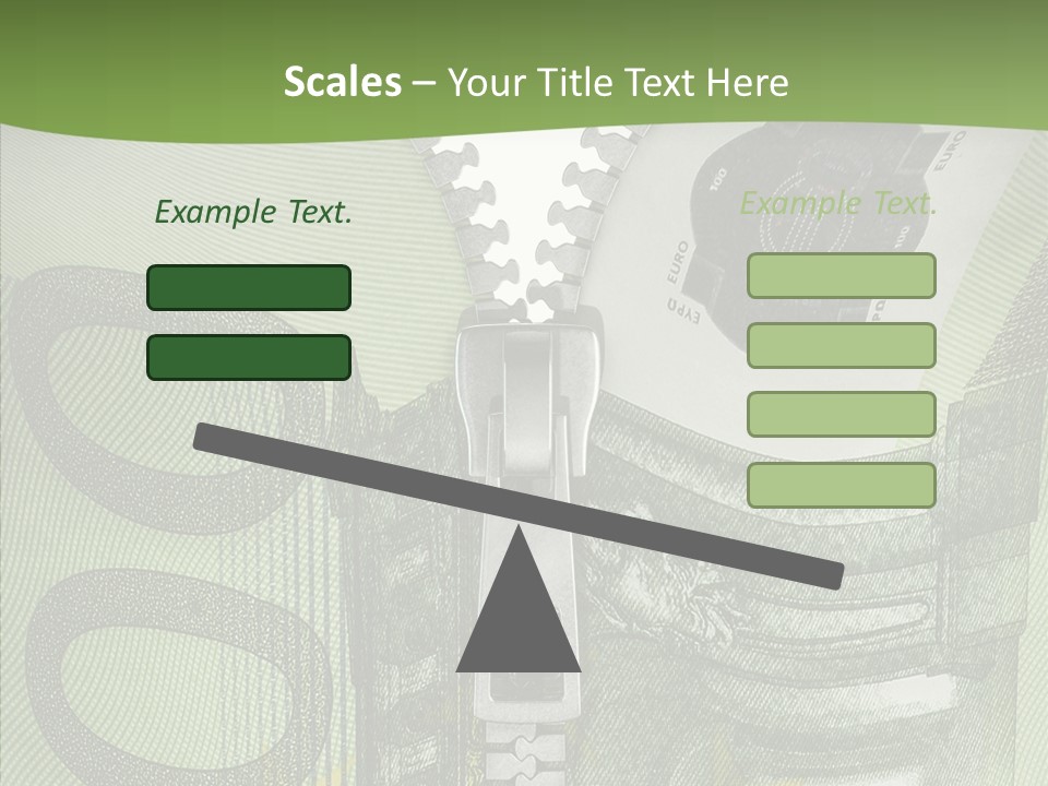 Economics Euro Bill Cash PowerPoint Template