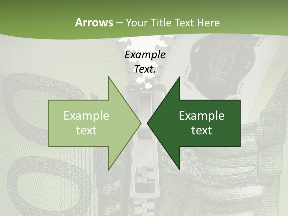 Economics Euro Bill Cash PowerPoint Template