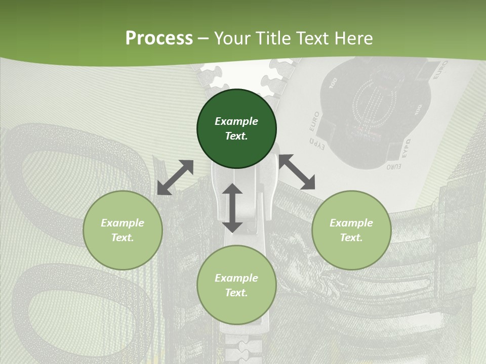 Economics Euro Bill Cash PowerPoint Template