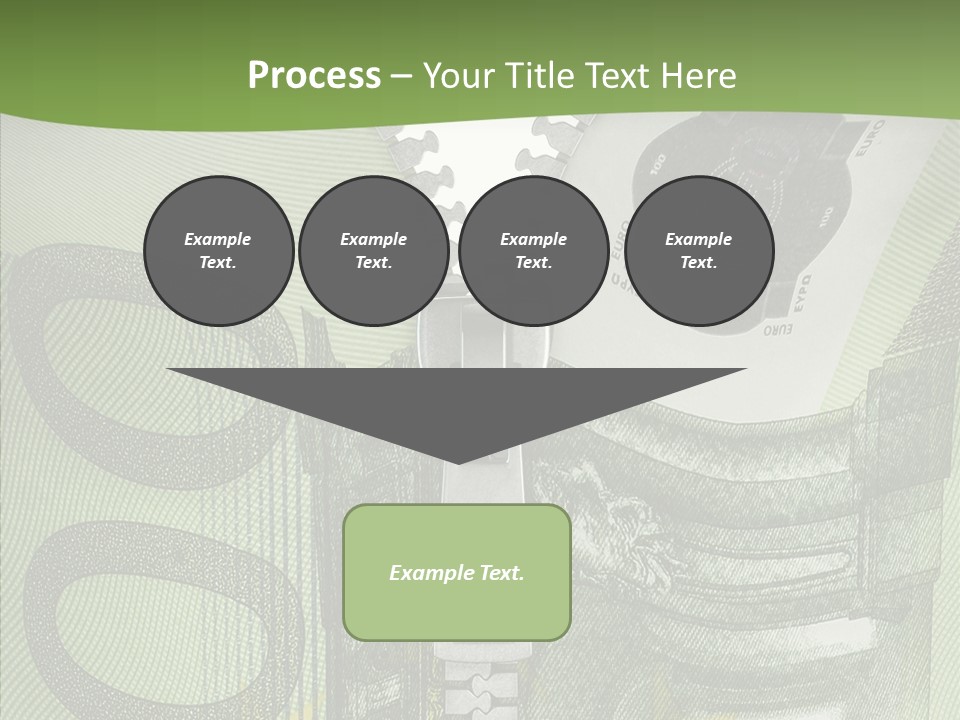 Economics Euro Bill Cash PowerPoint Template