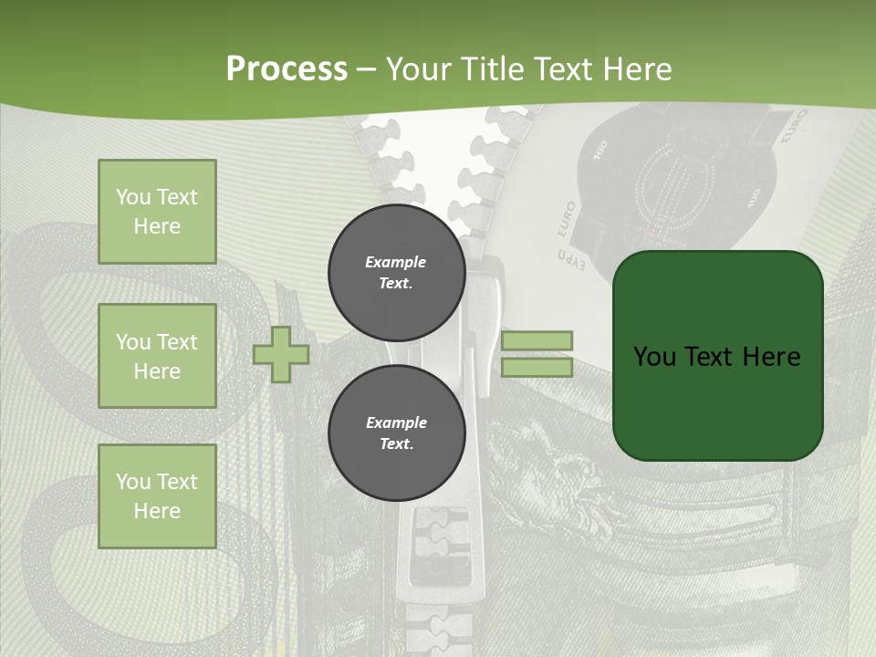 Economics Euro Bill Cash PowerPoint Template