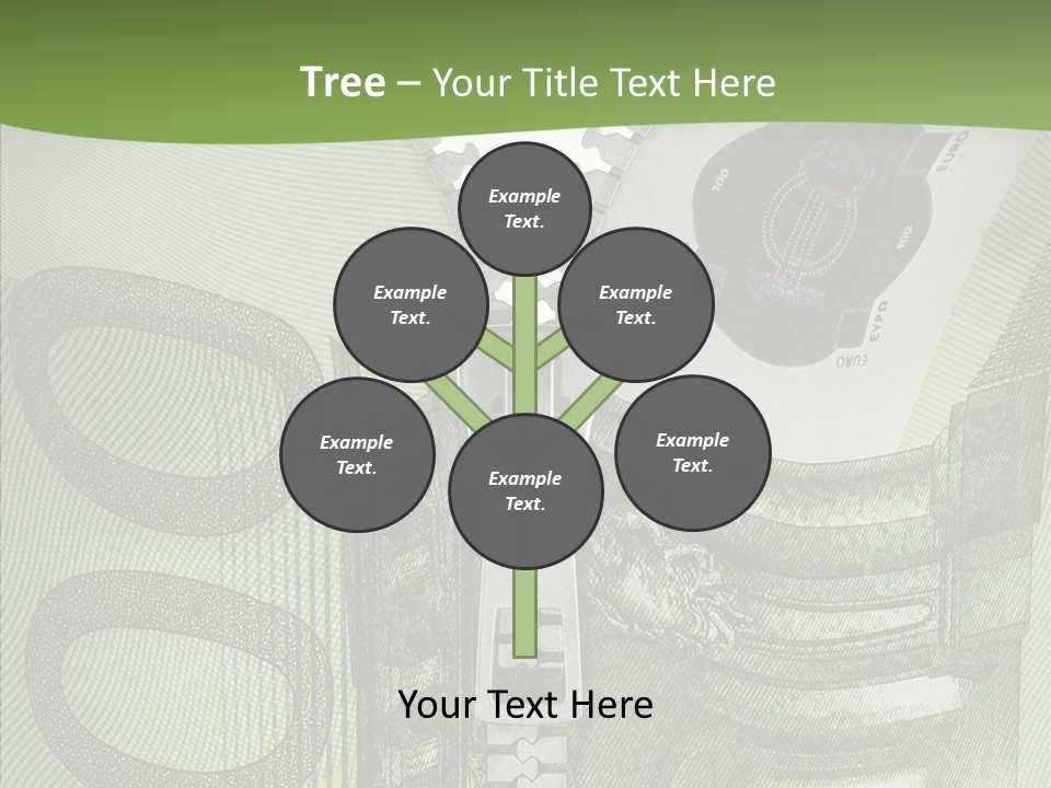 Economics Euro Bill Cash PowerPoint Template