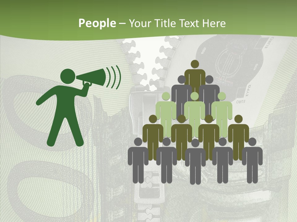 Economics Euro Bill Cash PowerPoint Template