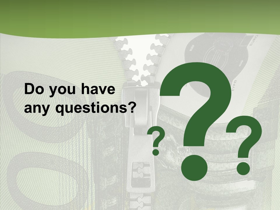 Economics Euro Bill Cash PowerPoint Template