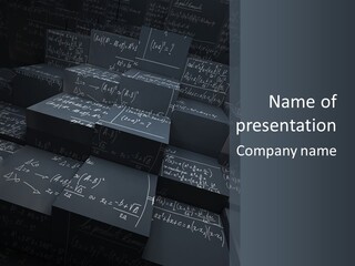 Math Science Calcul PowerPoint Template