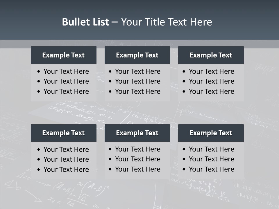 Math Science Calcul PowerPoint Template