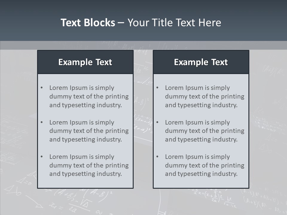 Math Science Calcul PowerPoint Template