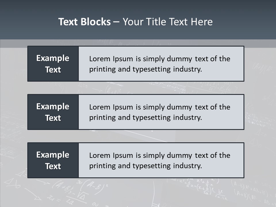 Math Science Calcul PowerPoint Template