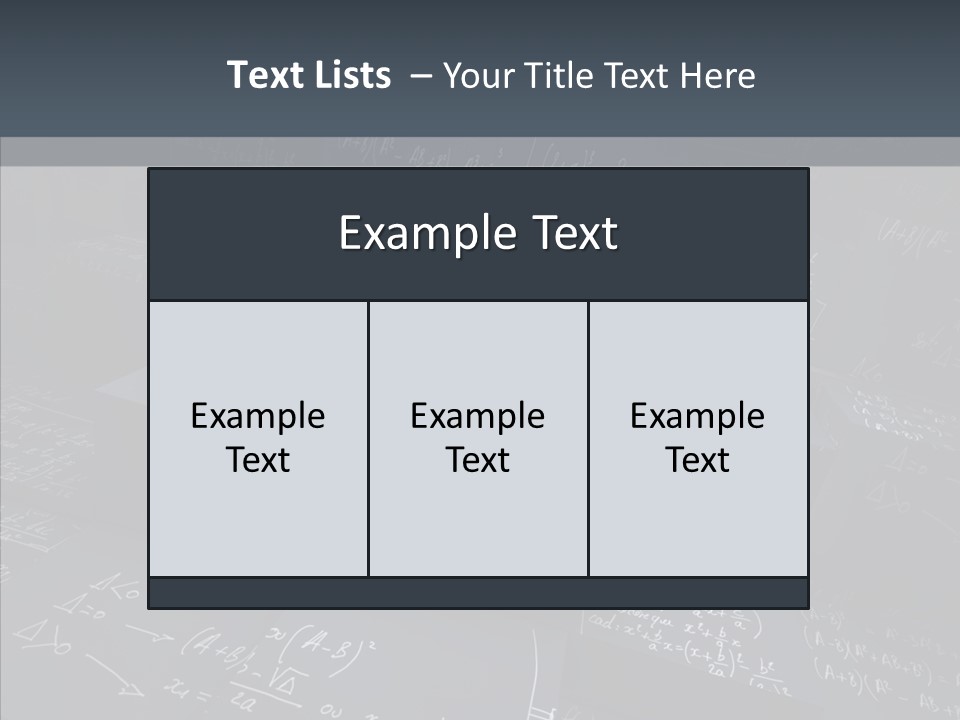 Math Science Calcul PowerPoint Template