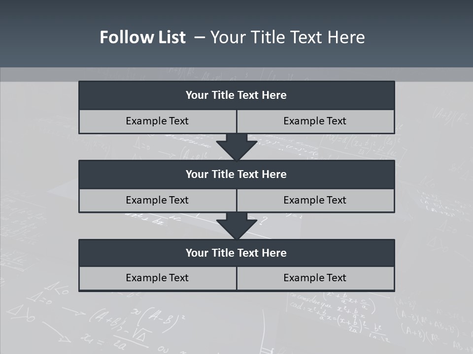 Math Science Calcul PowerPoint Template
