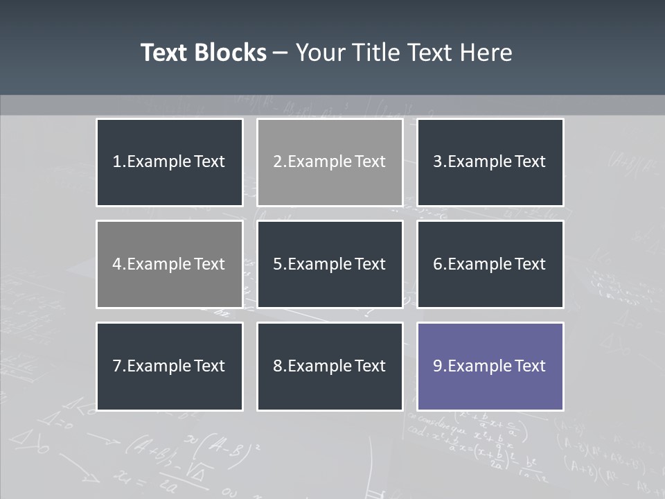 Math Science Calcul PowerPoint Template