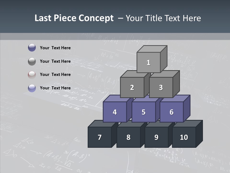 Math Science Calcul PowerPoint Template