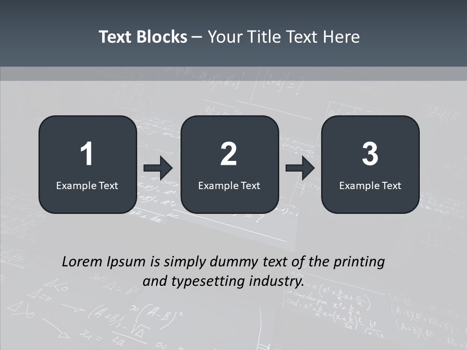 Math Science Calcul PowerPoint Template