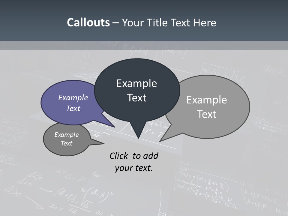 Math Science Calcul PowerPoint Template