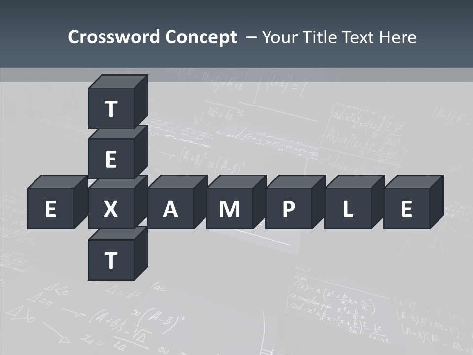 Math Science Calcul PowerPoint Template