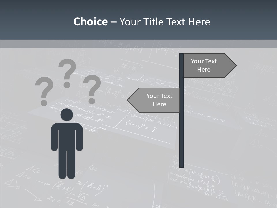Math Science Calcul PowerPoint Template