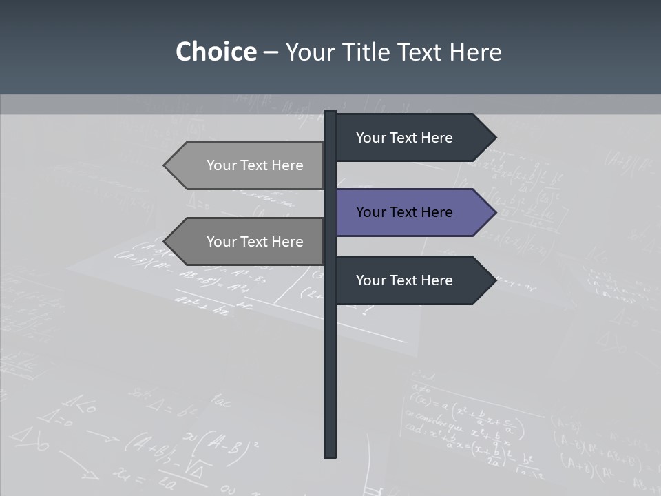 Math Science Calcul PowerPoint Template