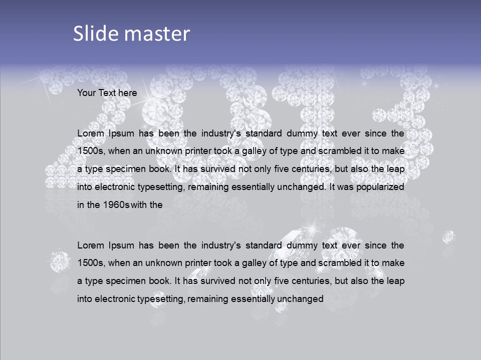 Bling Bright Night PowerPoint Template