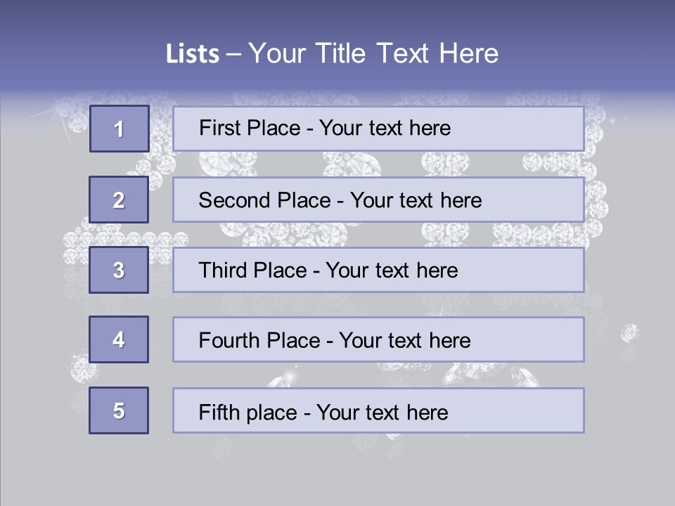 Bling Bright Night PowerPoint Template