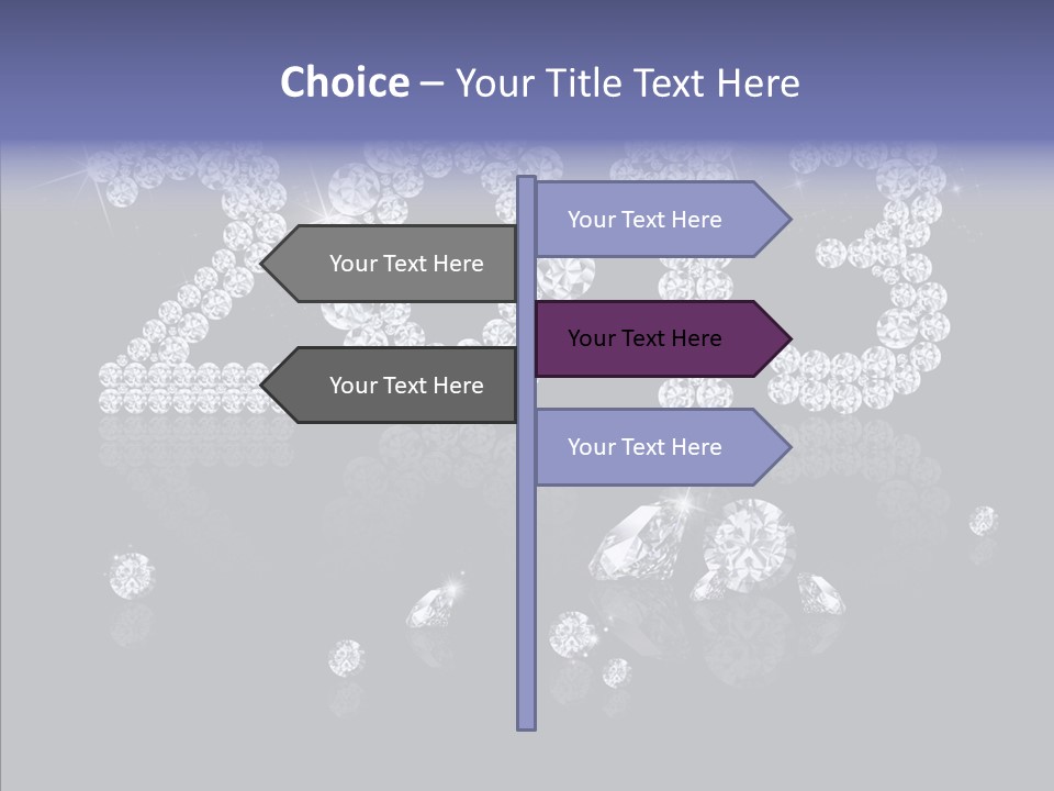 Bling Bright Night PowerPoint Template