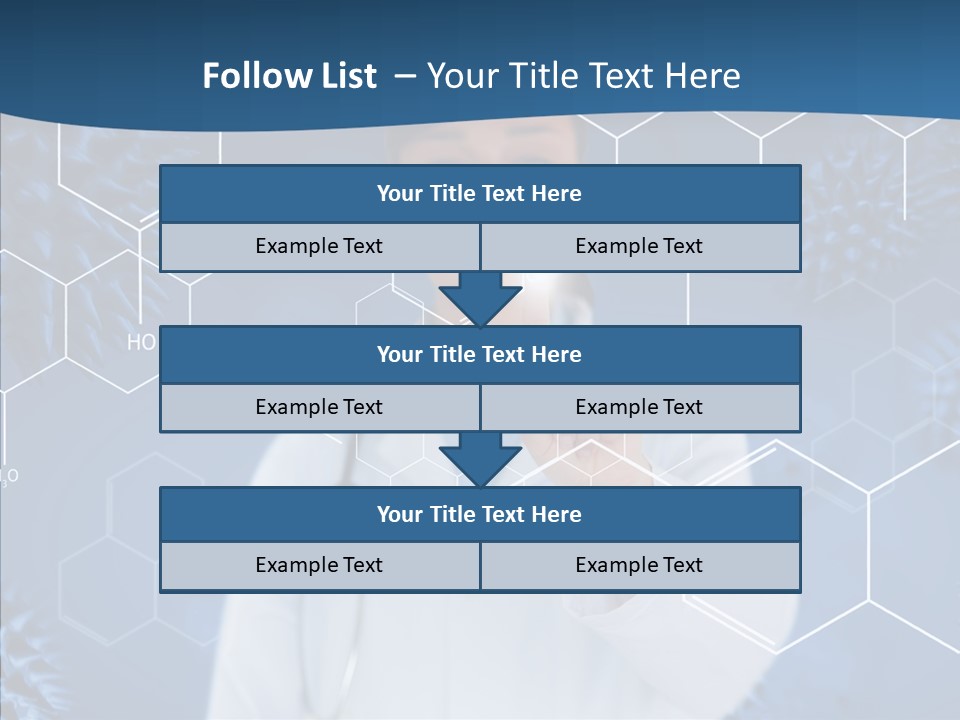 Pressing Blue Background Graphic PowerPoint Template