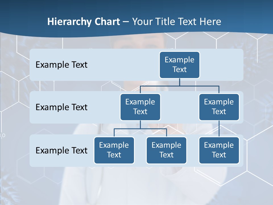 Pressing Blue Background Graphic PowerPoint Template