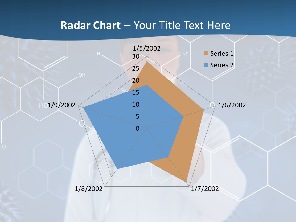 Pressing Blue Background Graphic PowerPoint Template