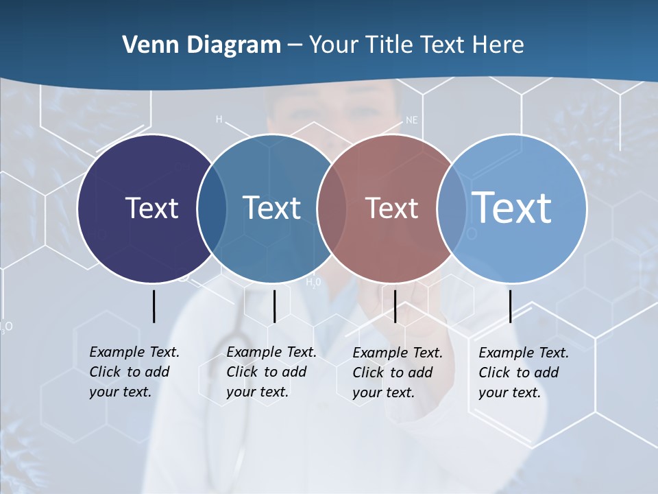 Pressing Blue Background Graphic PowerPoint Template